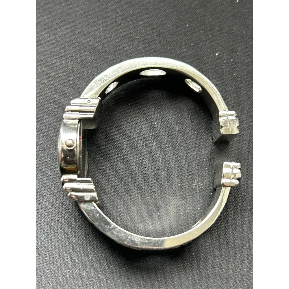 Kim Rogers Silver Tone Women’s Cuff Watch